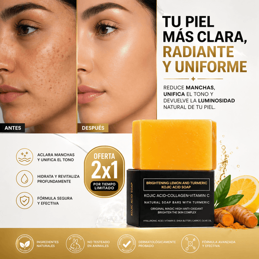Jabón Con Ácido Kójico, Colágeno y Vitamina C