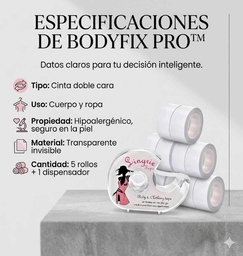 BodyFix Pro™ La cinta que te soluciona el Outfit