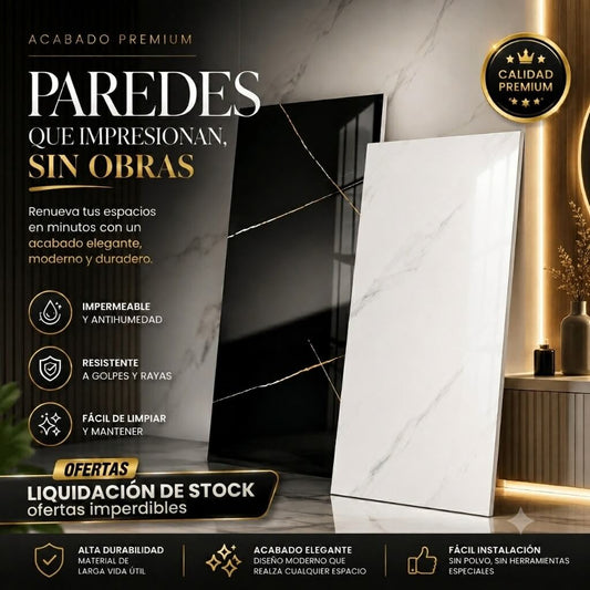Azulejos Luxury impermeables y resistentes a la humedad.